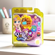 Mattel Polly Pocket Tiny Pocket World Polly Art Studio Compact playset.