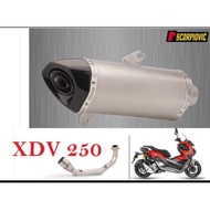 XDV 250 Exhaust Full and front section