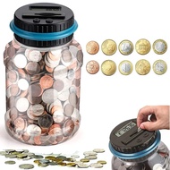 Electronic Piggy Bank Counter Coin Digital LCD Counting Coin Money Saving Box Jar Coins Storage Box 