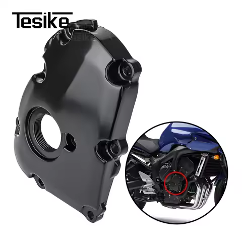 Motorcycle Aluminum Oil Pump Cover For YAMAHA FZ6R 2009-2016 FZ-6R FZ6 R Motorcycles Engine Crankcas