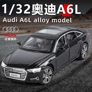 Haochi H83062 Audi A6L Alloy 1/32 Simulation Children Boy Sound Light Pull Back Car Model Toy Vehicl