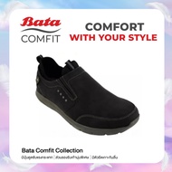 Bata COMFIT MEN'S CASUAL รองเท้าลำลองชาย หนังเทียม แบบสวม สีน้ำตาล รหัส 8514661 / สีดำ รหัส 8516661 Mencasual Fashion