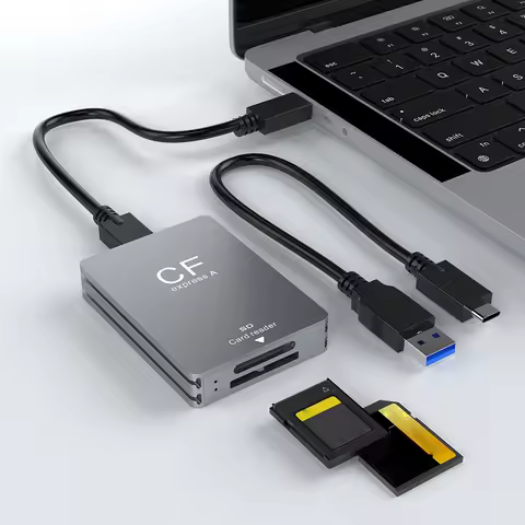 2-in-1 CFexpress Type A &SD Card Reader CF Express Card Reader Type A Adapter USB 3.2 10Gbps Portabl