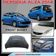 PERODUA ALZA 2008-2018 FRONT BONET BONNET ADVANCE GT STYLE -MATERIAL FIBER BODYKIT