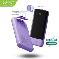 Powerbank ROBOT 10000mAH RP-101L New 2.1A Dengan 3 Kabel Type C