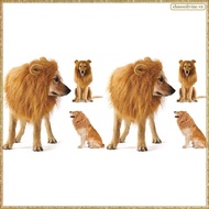 [K O G X] 2X B Cute Pet Dog Cosplay Clothes Lion Mane for Dog Costumes Realistic Lion Wig for Medium