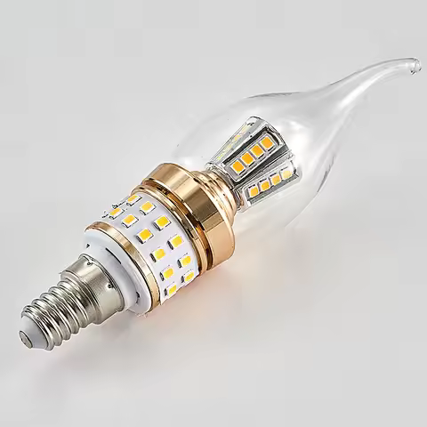 E14 LED Light Candle Bulbs Lamp 12W 15W 85-265V/AC Equivalent 100W Warm/Cold White Daylight Candelab