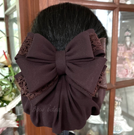 bow โบว์ติดผม เน็ตติดผม คลุมผม เครื่องประดับผม กิ๊บติดผม โบว์พยาบาล โบว์ใหญ่ อุปกรณ์ตกแต่งผม แฟชั่น