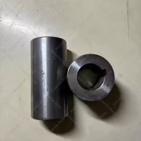 Coupling Flat Single Keyway, Connecting Sleeve, Holding Motor Oil Pump Coupling, Material No. 45 Ste