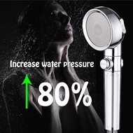 BathroomFixture Shower Head Set With Filter Pressured Shower Head 3-Modes Bathroom Accessories