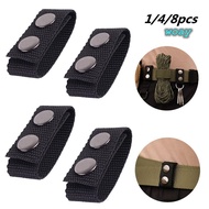 WOAY 1/4/8Pcs Belt Keeper  Double Snaps Outdoor Heavy Duty