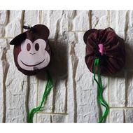 HX018DEF Pink foldable animal shopping bag reusable shopping bag