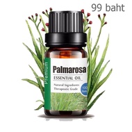 Aliztar 100% Pure Palmarosa Essential Oil 10 ml น้ำมันหอมระเหยพามาโรซาแท้ สำหรับอโรมาเทอราพี เตาอโรมา เครื่องพ่นไอน้ำ ผสมน้ำมันนวดผิว ทำเทียนหอม