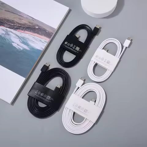 Samsung 25W 45W USB C To Type C Cable For Galaxy S25 S24 Ultra Z Fold Flip 7 6 5 4 3 2 Tab S8 S9 S10