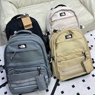 TNF 背面雙肩包初高中大學生書包，大容量、高品質男女背包