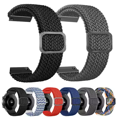20mm 22mm Nylon Band For HUAWEI Watch GT 5 4 46mm GT 3 2 Pro WATCH 4 3 Pro Bracelet For HONOR Watch 