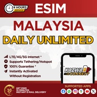 eSIM Malaysia Daily Unlimited Activated Instantly