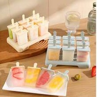 1pc 9-Cavity Ice Cream Popsicle Maker Mold, Reusable, DIY Ice Cream & Popsicle Tray