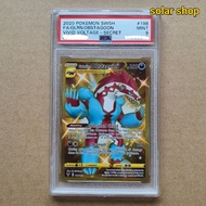 Pokemon TCG Vivid Voltage Galarian Obstagoon PSA 9 Slab Graded Card