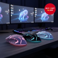 GOOJODOQ Bluetooth Silent Gaming Mouse 2400DPI 5 Button 3 DPI Wireless For PC Laptop