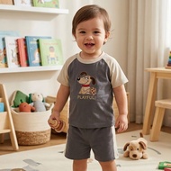 ROO Toddler Set Raglan T-Shirt & Shorts 100% Cotton