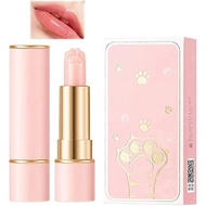 Lippo Color-Changing Lipstick, Cat Paw Shaped Lipstick, Lipstick, Mini Cute Moisturizing Lipstick, C