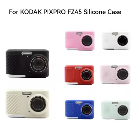 Anti-Scratch Soft Silicone Skin Case For KODAK PIXPRO FZ45 Muticolor Camera Sleeve Body Cover