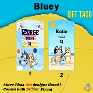 Tag Tags Bluey Customised Birthday Tag Kids Children Goodie Bag Tags