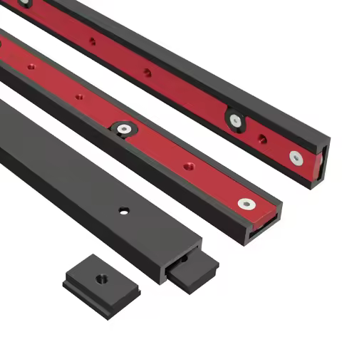 600/800MM T30 T-track Slot Miter Track Jig Woodworking DIY Tool Miter Gauge Guide Chute for Table Sa