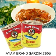 CLS AYAM BRAND Sardine / Mackerel In Tomato Sauce Sardin 230g