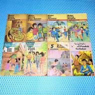 Vintage 80s Siri Penyiasatan/Misteri Kanak-Kanak Bahasa Melayu Alfred Hitchcock, Nancy Drew, Enid Bl