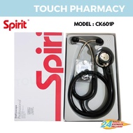 SPIRIT Adult Dual Head Stethoscope (Black) - CK-601P