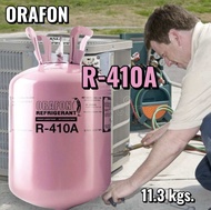 น้ำยา R410A ORAFON 11.3 กิโลกรัมฉะเพราะน้ำยาไม่รวมน้ำหนักของถัง