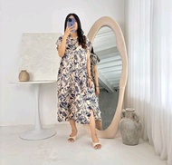 DASTER BUSUI KERAH V JUMBO WANITA DRES TIDUR BAHAN RAYON PREMIUM DASTERAN SABANBENDINO