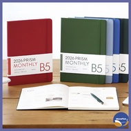 [INDIGO] 2026 Diary Prism Big B5 Monthly Diary (Dated Planner)