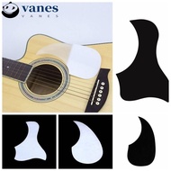 VANES Transparent Guitar Guard, ABS Water-shaped Transparent Acoustic Guitar Pickguard, Bird-shaped Self Adhesive Replacement Anti-Scratch Classical Guard Plate Guard Plate Parts