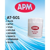 APM Oil Filter AT-501 PERODUA KANCIL, KELISA, KENARI, VIVA, MYVI, ALZA, KEMBARA