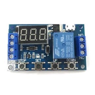 Relay - timer cyclic delay circuit