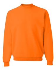 JERZEES - NuBlend Crewneck Sweatshirt. 562M S Safety Orange
