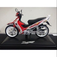 Yamaha 125ZR Merah Biru Diamond Replika Custom Diecast Model