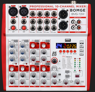 RISING AUDIO Designed Ultra-Slim Professional BMG-10M 12M mixers compact sound mixer Bluetooth/UBB/P