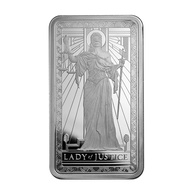 PAMP Suisse Lady of Justice 1 oz .999 Silver Bar