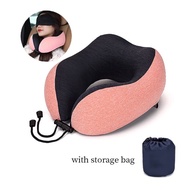mimiangshop-Travel Pillow, Best Memory Foam Neck Pillow Head Support Soft Pillow for Sleeping Rest,