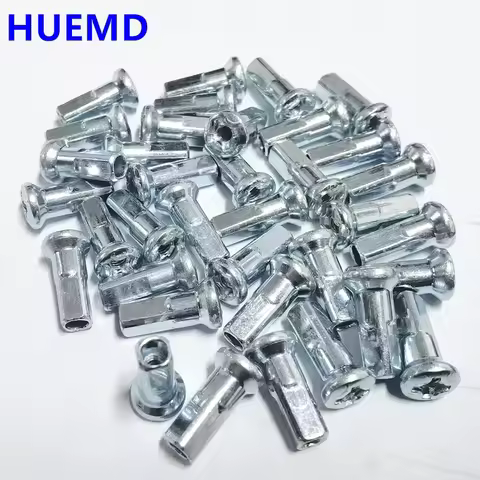 36pcs/lot Motocycle rims Nipples For Diameter 3.18-3.2mm 10G E-bike Spokes Sliver Color Spoke Caps