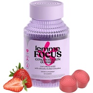 Lemme Focus Concentration & Brain Health Gummies with Cognizin Citicoline, Lion's Mane Mushroom, Vit