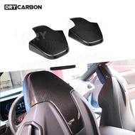 Real Carbon Fiber Car Inner Seat Back Covers Trims For BMW G80 M3 F91 F92 F93 M8 F97 X3M F98 X4M 202