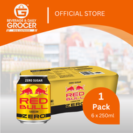 Red Bull Zero Sugar FD 6x250ml (6 cans) 1 Pack