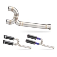 Motorcycle FZ6N link pipe For Yamaha FZ6N FZ6S FZ6 Motorcycle Exhaust Muffler Escape fz6s Link Pipe 