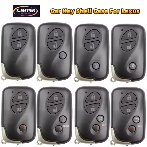 XJMYNB 2/3/4 Buttons Remote Car Key Shell For Lexus GS300 GS350 GS430 GS450H GS460 ES350 LX470 LS460