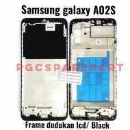 MESIN Original Middle Bone Frame Samsung Galaxy A02S/A025/A025F/SM-A025F/DS SM-A025G/DS SM-A025M/DS 